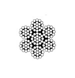 Carrete cable de acero galvanizado 7x19 + 0 7 mm. 50 metros