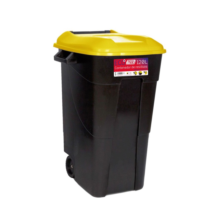 Contenedor de residuos Tayg negro-amarillo 120 codigo 422010 Contenedor de residuos Tayg negro-amarillo 120 codigo 422010