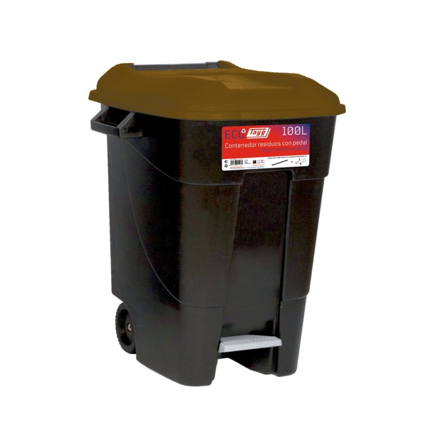 Contenedor de residuos Tayg negro-marron 100P codigo 421235 Contenedor de residuos Tayg negro-marron 100P codigo 421235