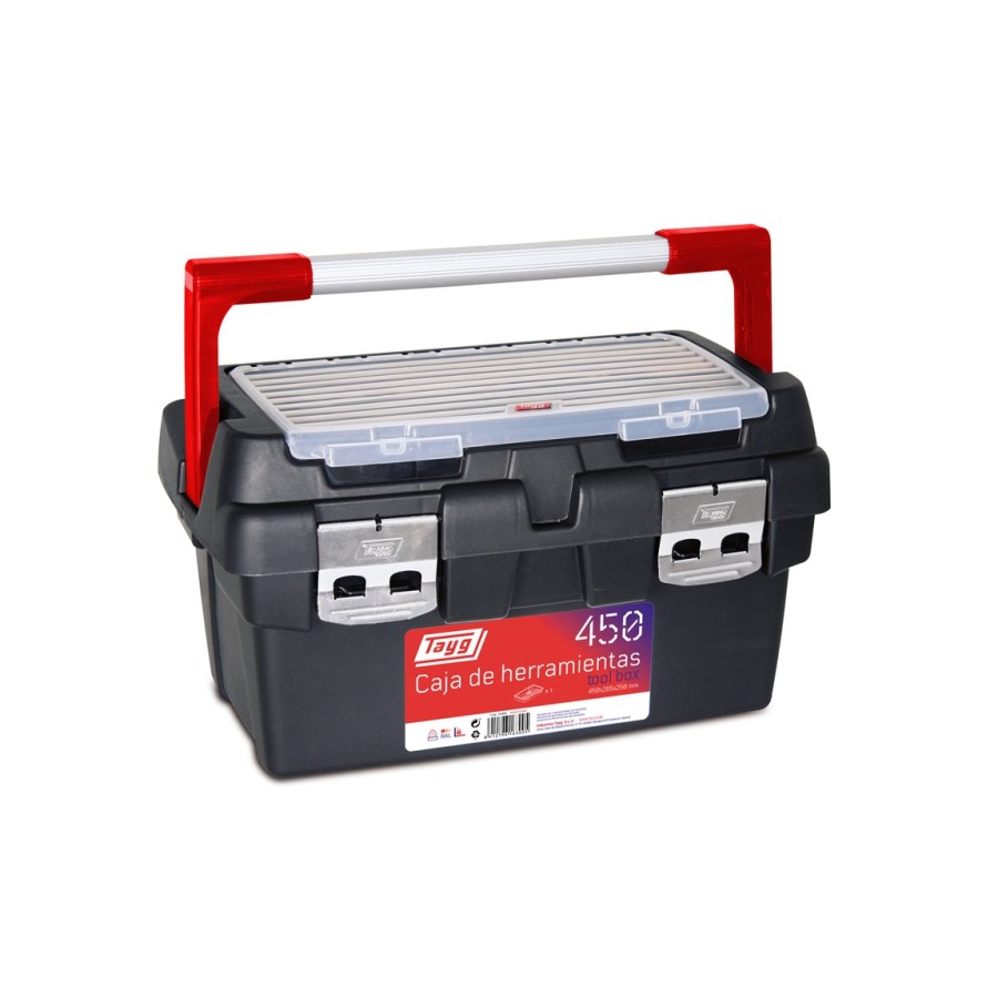 Caja de herramientas Tayg 450 x 285 x 250 mm. nº 450 codigo 163005 Caja de herramientas Tayg 450 x 285 x 250 mm. nº 450 codigo 163005