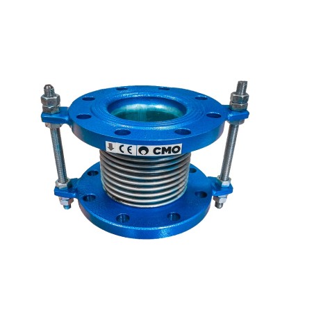 Compensador metalico camisa y fuelle A-304 con bridas DN-600 24" PN-10