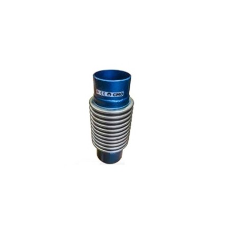 Compensador metalico camisa y fuelle A-304 con rosca 2" DN-50 PN-10/16