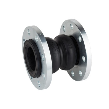 Manguito antivibratorio doble onda EPDM con bridas DN-65 2-1/2" PN-16