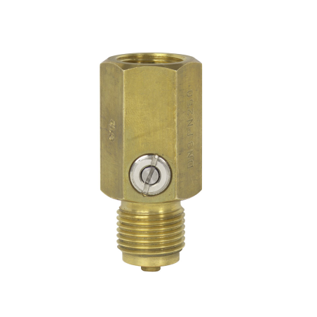 Amortiguador Wika 910.12 PN max. 250 bar 1/4" NPT macho 1/4" NPT hembra codigo 14087816