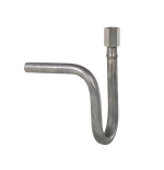 Tubo sifon Wika 910.15 Forma U DIN 16282 G 1/2" B macho G 1/2" LH-RH union codigo 9091181