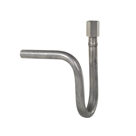 Tubo sifon Wika 910.15 Forma U DIN 16282 G 1/2" B macho G 1/2" LH-RH union codigo 9091220