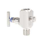 Valvula de aguja Wika IV10 PN-420 bar venteo 1/4" NPT H 1/2" NPT hembra 1/2" NPT hembra codigo 68161504