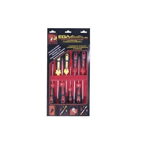 Juego 7 destornilladores Torx T10-T40 Ega Master Mastertork en estuche de carton codigo 55528