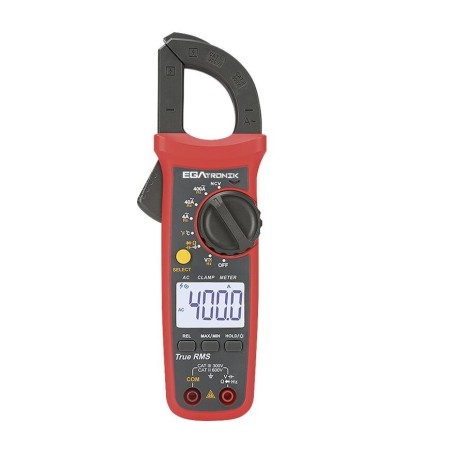 Pinza amperimetrica Ega Master 3 V. (2 x AAA) Egatronic codigo 51664