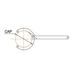 Llave de gancho con pin articulada Ega Master 125-200 mm. codigo 54969