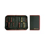 Juego 5 destornilladores electrista Ega Master Mastertork 1.000 V. en estuche de tela codigo 76668