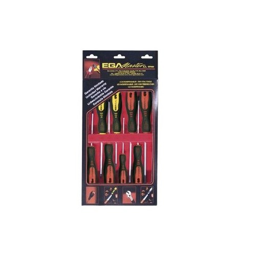 Juego 5 destornilladores mecan.-electr.-Philips Ega Master Rotork en estuche de carton codigo 66995