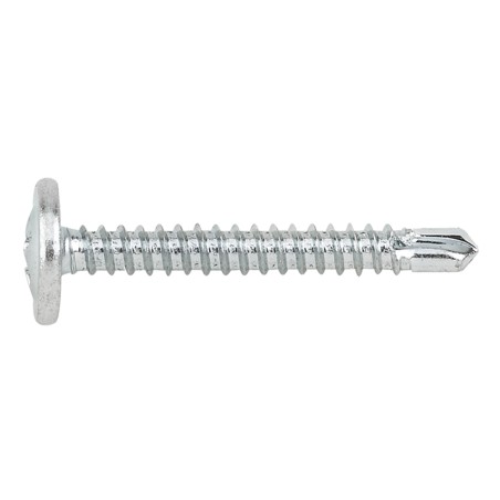 Tornillo autotaladrante cabeza alomada baja Ph y arandela estampada cincado Index 4,2 x 13 TAEZ4213