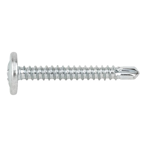 Tornillo autotaladrante cabeza alomada baja Ph y arandela estampada cincado Index 4,2 x 32 TAEZ4232