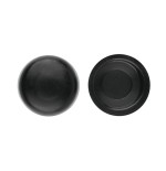 Tapon PVC tornillo DIN-7504-N y DIN-7981 negro Index D-4,8 TPCR048NE