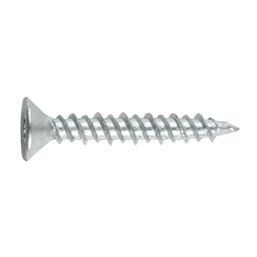 Tornillos carpintería de PVC cincado D-7,5 mm. Index 3,9 x 25 P103925Z