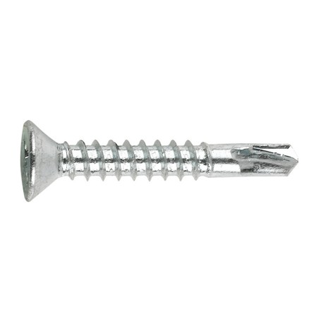 Tornillos carpintería de PVC punta broca bicromatado D-7,5 mm. Index 3,9 x 38 P403938