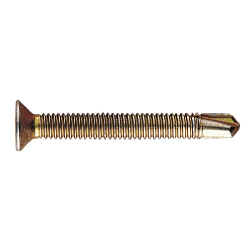 Tornillos carpintería de PVC punta broca bicromatado Index M4 x 19 P50M419