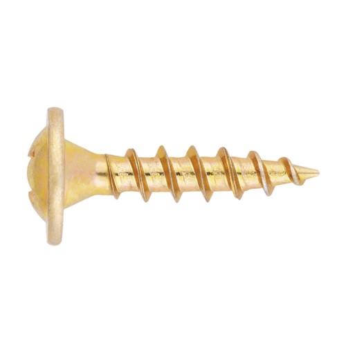 Tornillos carpintería de PVC cabeza con arandela bicromatado Index 4 x 17 P904017