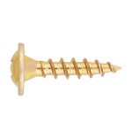 Tornillos carpintería de PVC cabeza con arandela bicromatado Index 4 x 17 P904017