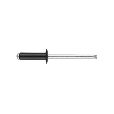 Remache de aluminio cabeza alomada negra Index 3,2 x 12 RENO3212NE
