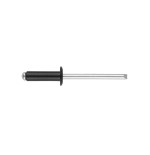 Remache de aluminio cabeza alomada negra Index 4,8 x 12 RENO4812NE