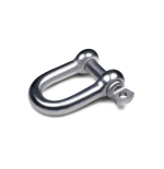 Grillete recto acero inoxidable A-4 20 mm.