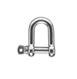 Grillete recto acero inoxidable A-4 24 mm.