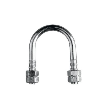 Abarcon metalico a/inox. A2 M-8 1-1/2"