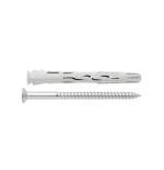 Taco de nylon cincado cabeza avellanada Index 10 x 60 D-10 TNUXA10060