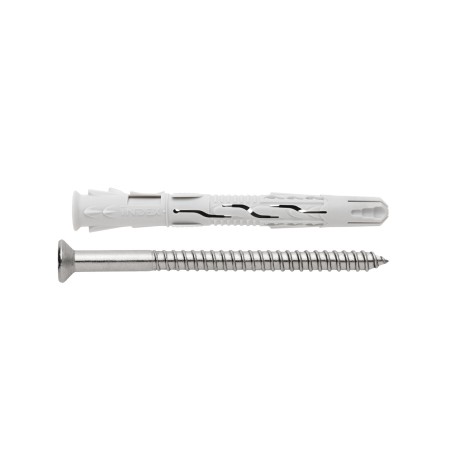 Taco de nylon inoxidable A4 cabeza avellanada Index 10 x 140 D-10 TNXA410140