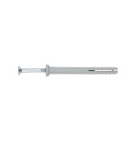 Taco clavable poliamida cincado cabeza cilindrica tornillo rosca arpon Index 6 x 40 D-6 TCCC06040