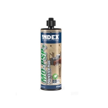 Anclaje quimico poliester Plus color piedra Index 410 ml. MOPSP410