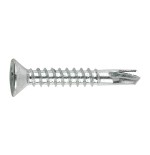 Tornillos carpintería de PVC punta broca bicromatado D-7,5 mm. Index 3,9 x 38 P403938