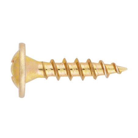 Tornillos carpintería de PVC cabeza con arandela bicromatado Index 4 x 17 P904017