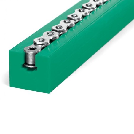 Perfil guia para cadena de rodillos simple 28B-1 tipo MGH-8 paso 1-3/4"