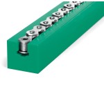 Perfil guia para cadena de rodillos simple 28B-1 tipo MGH-8 paso 1-3/4"