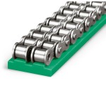 Perfil guia para cadena de rodillos doble 08B-2 tipo MD-215 paso 1/2"