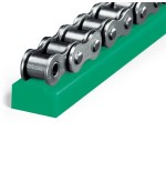 Perfil guia para cadena de rodillos simple 10B-1 tipo MS-315 paso 5/8"