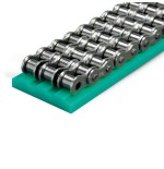 Perfil guia para cadena de rodillos triple 32B-3 tipo MT-9 paso 2"