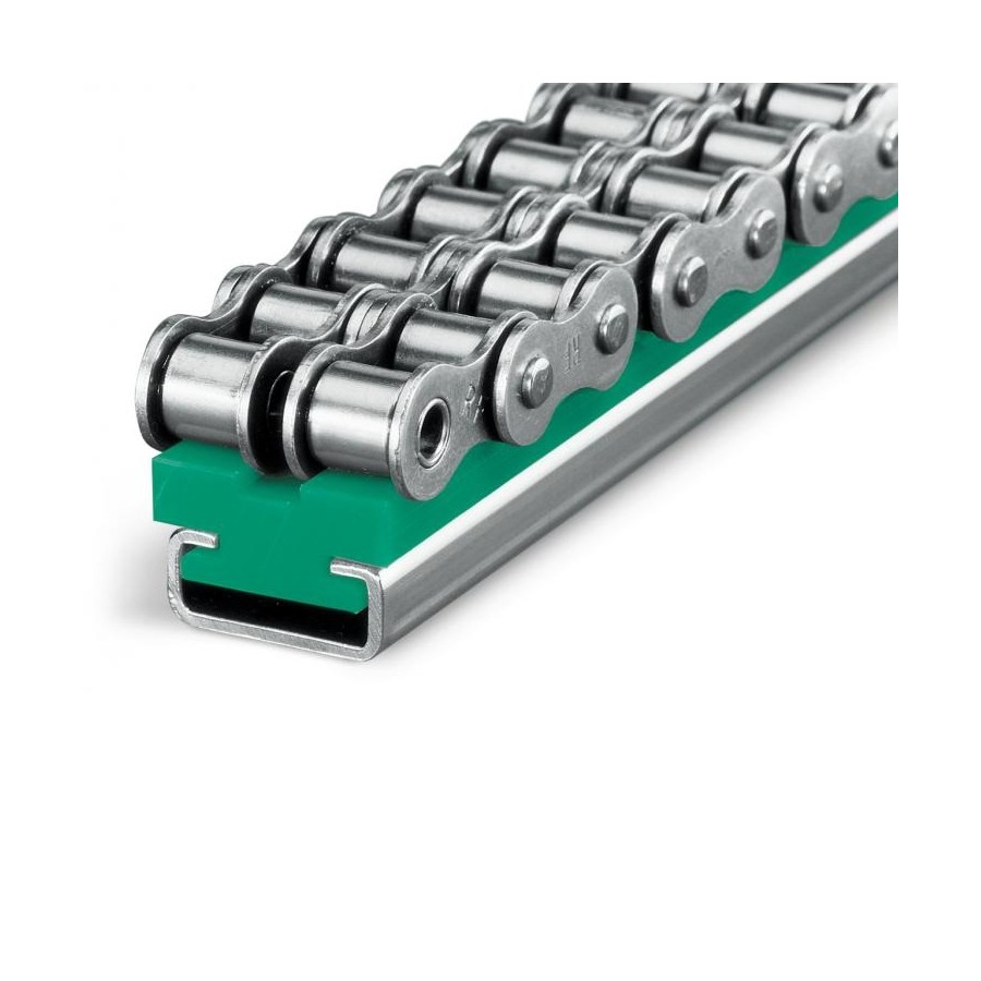 Perfil guia para cadena de rodillos doble 16B-2 tipo MTCGD-5 paso 1" Perfil guia para cadena de rodillos doble 16B-2 tipo MTCGD-5 paso 1"