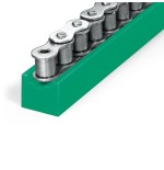 Perfil guia para cadena de rodillos simple 08B-1 tipo MU-2 paso 1/2"