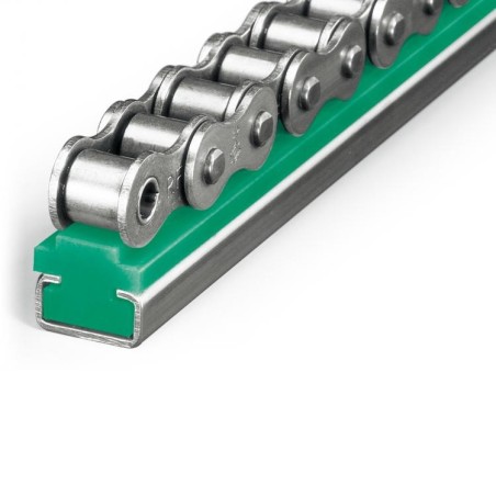 Perfil guia para cadena de rodillos simple 06B-1 tipo MTCG-1 paso 3/8"