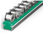 Perfil guia para cadena de rodillos simple 08B-1 tipo MTCG-2 paso 1/2"