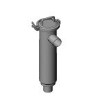 Filtro recto DIN clamp-clamp Inoxpa A-316L DN-32 EPDM FDA sin tamiz