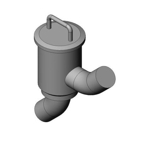 Filtro recto corto OD soldar-soldar Inoxpa A-316L D-1-1/2" EPDM FDA sin tamiz