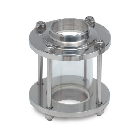 Mirilla tubular DIN soldar-soldar Inoxpa A-316L DN-40 EPDM FDA