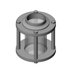 Mirilla tubular DIN soldar-soldar Inoxpa A-316L DN-40 EPDM FDA