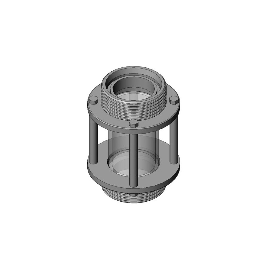 Mirilla tubular DIN macho-tuerca Inoxpa A-316L DN-65 EPDM FDA Mirilla tubular DIN macho-tuerca Inoxpa A-316L DN-65 EPDM FDA