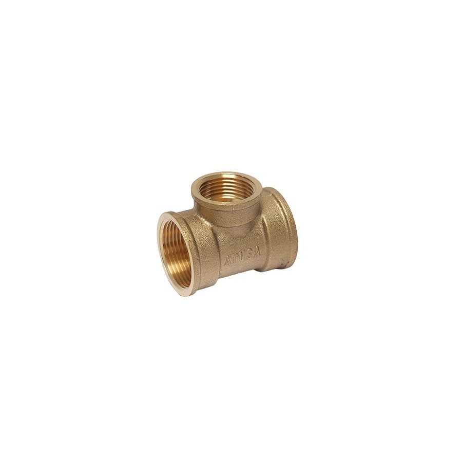 Te reducida laton Figura 130R 2"x3/4"x2"